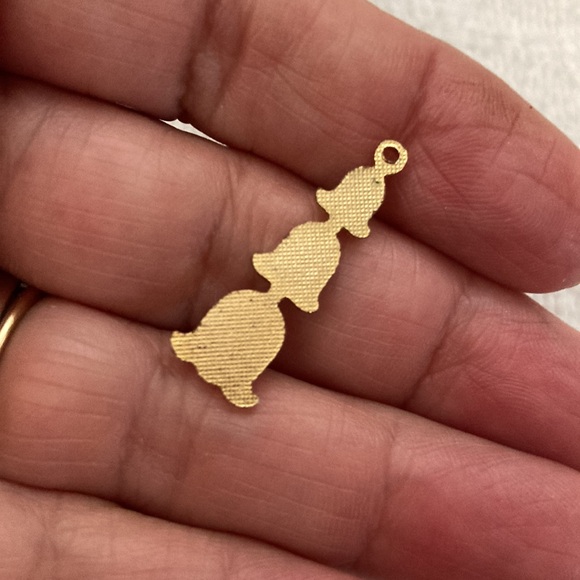 Hoffman stacked bells or tulips pendant. Vintage 1980s or 70s. Cloisonne - Picture 3 of 4